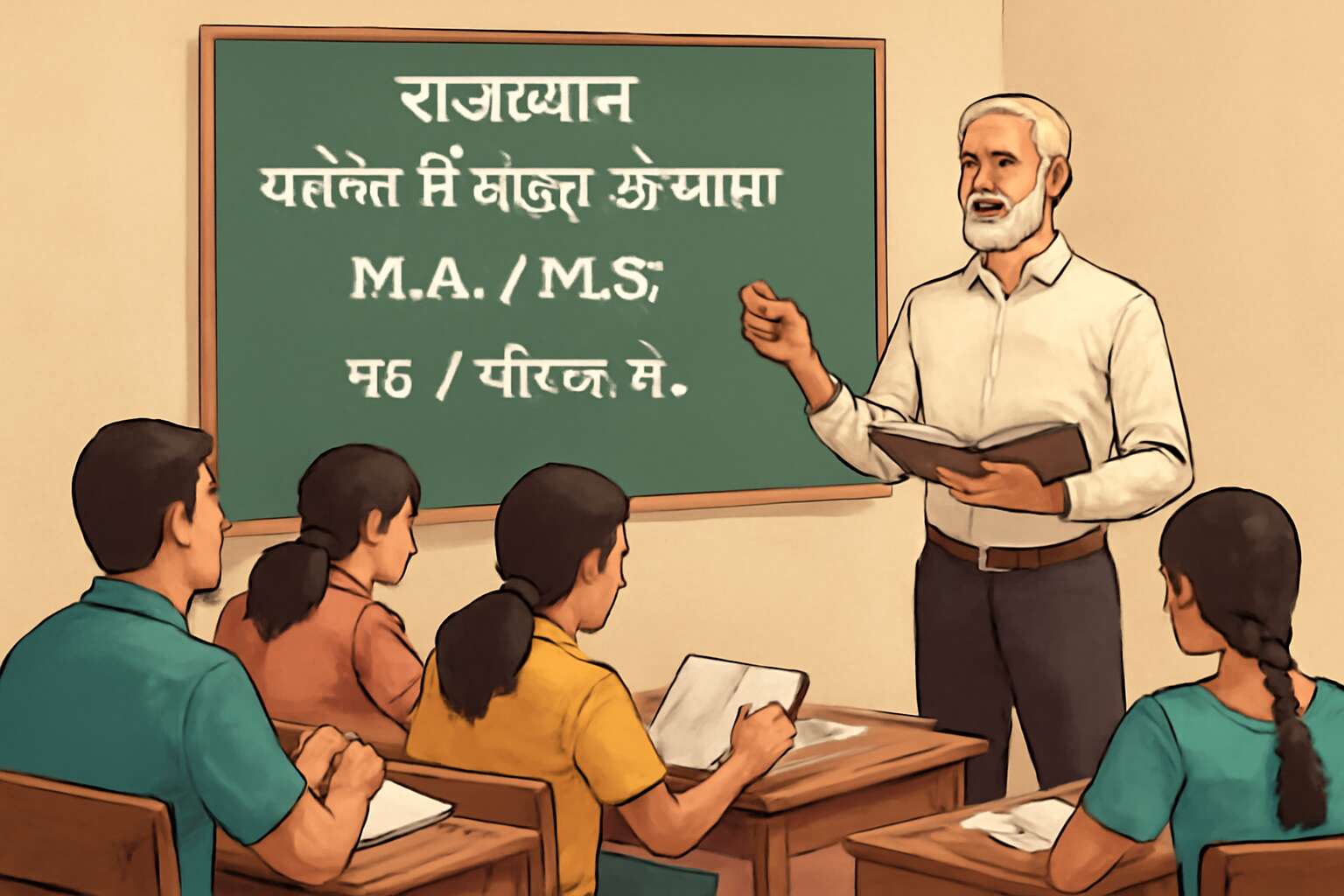 college lecturer qualification in rajasthan in hindi