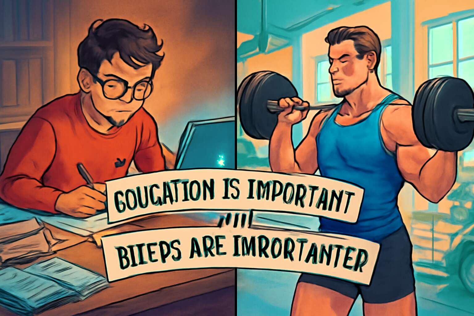 generated_image_6a0a30eb3a619.jpg education is important but biceps are importanter